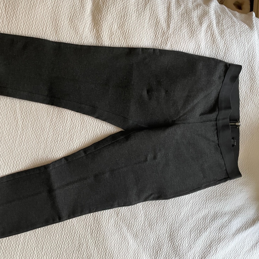 J. Crew Pixie Pant - Charcoal Gray Legging/Pant Hybrid Size 8